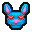A bunny mask with heart eyes