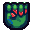 A green fist