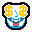 A grinning mask with dollar eyes